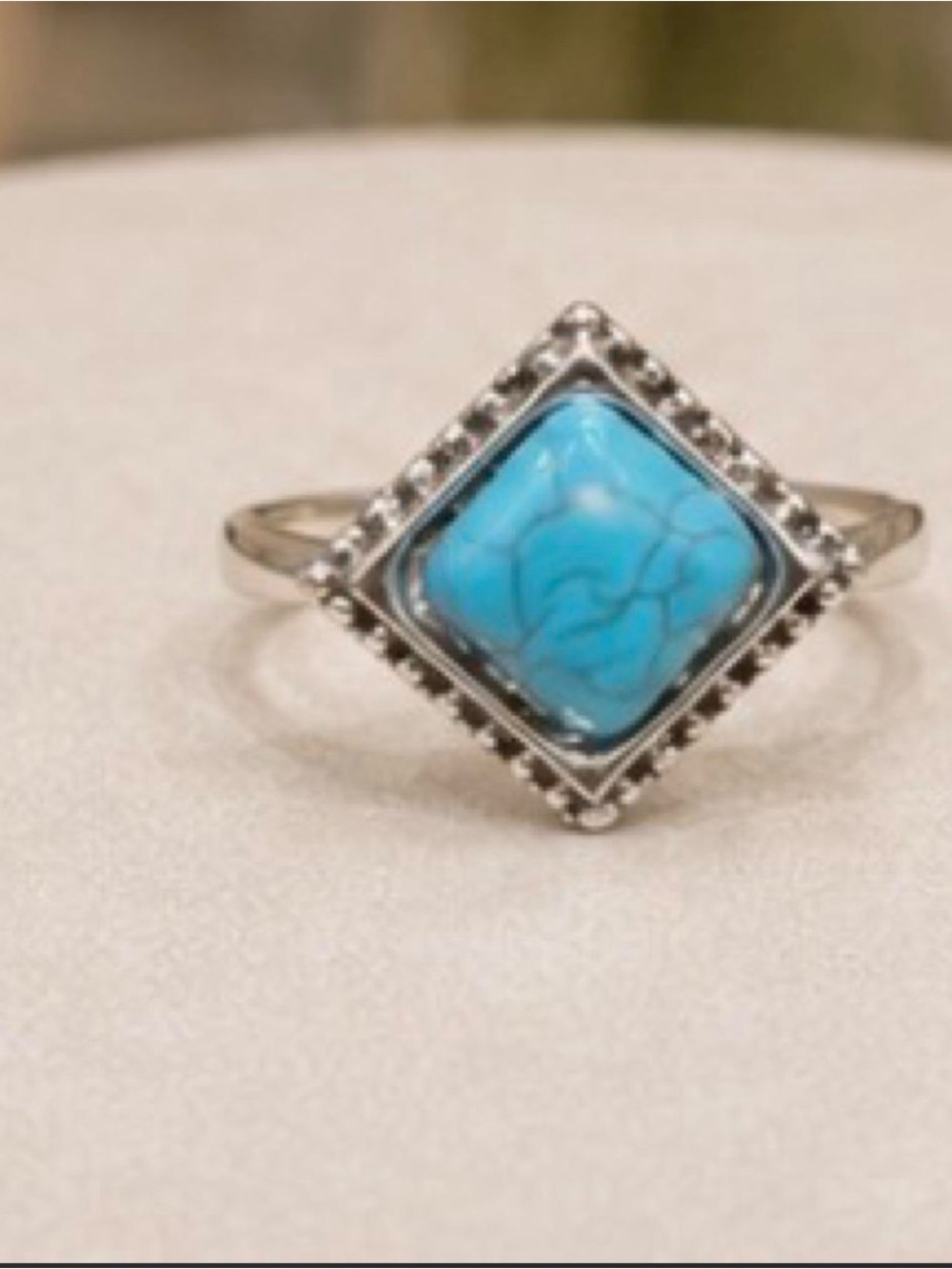 Turquoise Crush Western Statement Ring